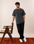 Acid Wash Tee — Charcoal